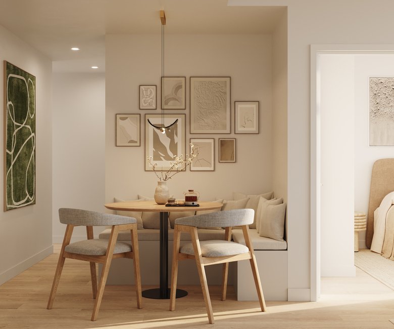 Living room rendering