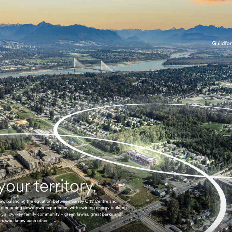 Interchange surrey presale condos location map