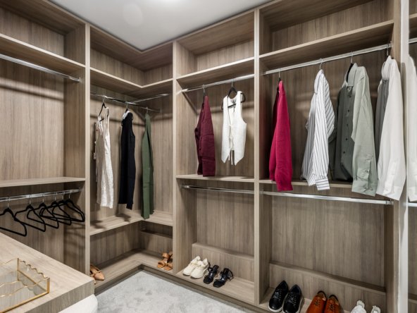 Signature Townhome walk in wardrobe