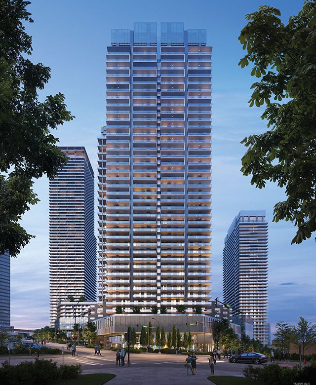 brentwood block exterior view